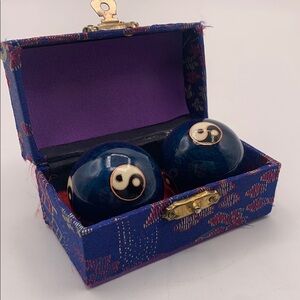 Chinese Health Exercise Stress Baoding Balls Relaxation Therapy YIN YANG Design